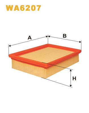 WIX FILTERS oro filtras WA6207